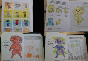 książeczki zrobione przez dzieci z projektu Czuciaki